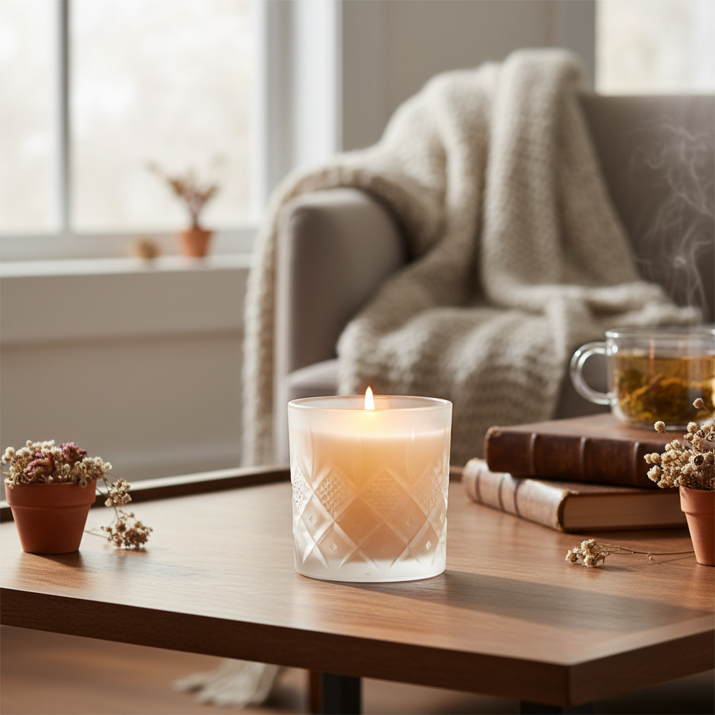 Real-life candle
